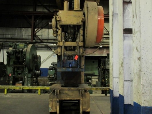 150 Ton, Danly, Gap Frame Single Crank Press, 12" stroke, 50" x 30" bed, 19-1/2" shut height, 35 SPM, 1974 - Image 3
