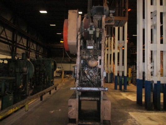 150 Ton, Danly, Gap Frame Single Crank Press, 12" stroke, 50" x 30" bed, 19-1/2" shut height, 35 SPM, 1974 - Image 4