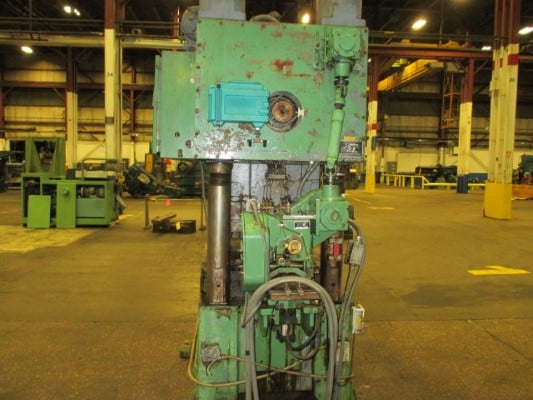 60 Ton, Oak #FP-2-42, High Speed Fin Press, 1-1/2" stroke, 16" shut height, 42" x 34" bed, 3" adjustment, 400 - Image 2