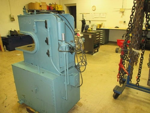 15 Ton, Unipress #1020, Gap Frame Hydraulic Punch, 3-1/2" diameter thru 1/16" - Image 3