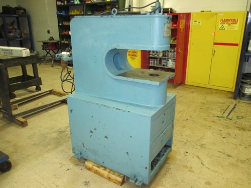 15 Ton, Unipress #1020, Gap Frame Hydraulic Punch, 3-1/2" diameter thru 1/16" - Image 4