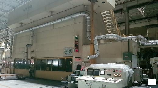 2400 Ton, Hitachi-Seiki Zosen Transfer Press, 900mm slide stroke, 200mm adjustment, 1200 die height, 18 SPM - Image 4