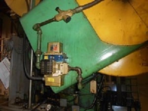 150/110 Ton, Bliss #3-3/4B, single crank toggle press, 22"/15" plunger/blank stroke, 30"/28" Shut Height, 30" - Image 6