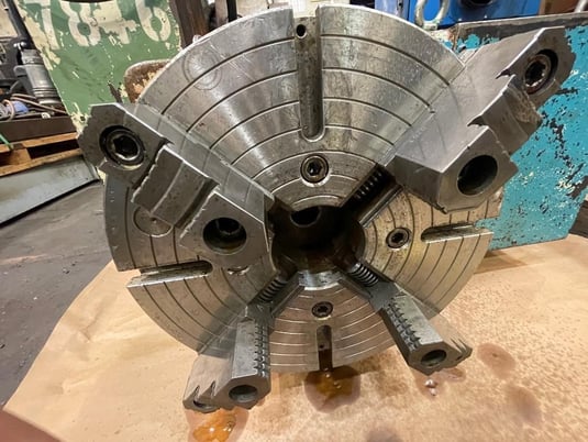 20 Tanshing #MRNG-400 4th Axis, with 4-Jaw 16" chuck - Image 4
