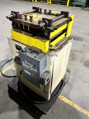 10" x. .100" Benchmaster #910, vari-cycle press feed line, 1.5"-2.5" pinch roll diameter, 100 FPM - Image 1