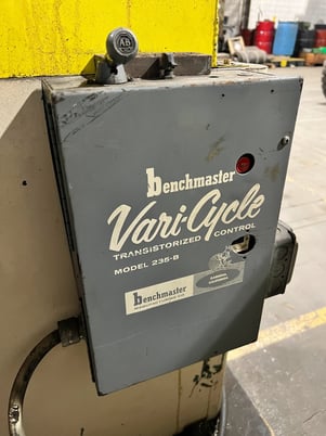 10" x. .100" Benchmaster #910, vari-cycle press feed line, 1.5"-2.5" pinch roll diameter, 100 FPM - Image 6