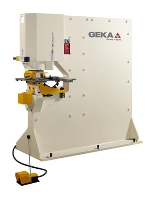 Geka #Puma-165, hydraulic punching ironworker, 185 ton, 29-7/8" throat, new - Image 1