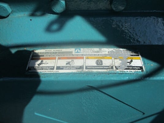 Tuthill #9016-46L2, vacuum blower system, 75 HP, complete Roots system - Image 3