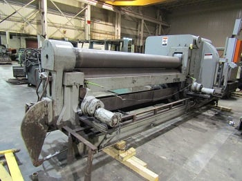 10' x 1/2" Bertsch #11, Bending Roll, roll position indicator, joystick control, air drop end - Image 4