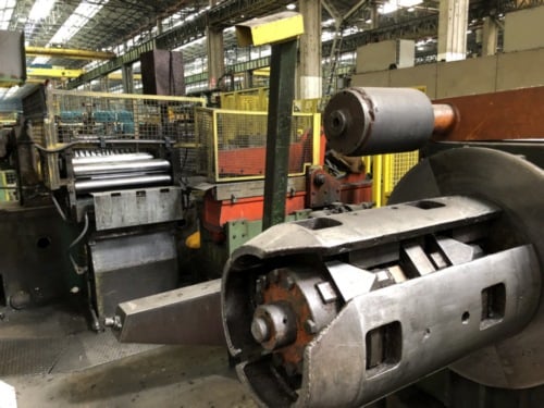 24" x .08" Guida Impianti, Slitting Line w/(2) Packaging L, 15 Ton, PLC, 1985, upgraded 2010 - Image 1