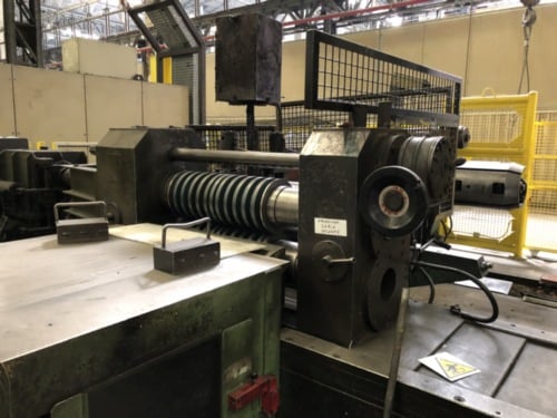 24" x .08" Guida Impianti, Slitting Line w/(2) Packaging L, 15 Ton, PLC, 1985, upgraded 2010 - Image 4