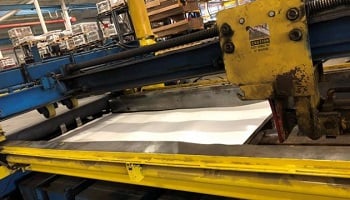 60" x .188" Herr Voss Drop, Stacker with Blower and Side Discharge, 20000 lb., 425 FPM - Image 3