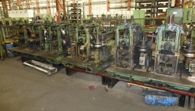 4" x .25" (101mm x 6mm) Voest Alpine, Rafted Cage Forming Tube Mill, 100 MPM, 100mm shaft - Image 1