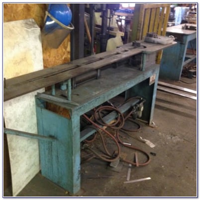 3/16" Lubow #WBR3, Wire Bender, single stop, air operated, tooling, foot pedal - Image 1