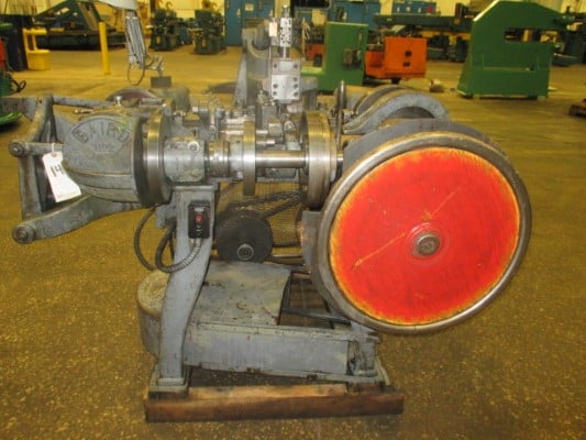 Baird #2, Four Slide Machine, 1/8" wire diameter, 1" ribbon, 3-14" roll straightener, 8" feed - Image 1