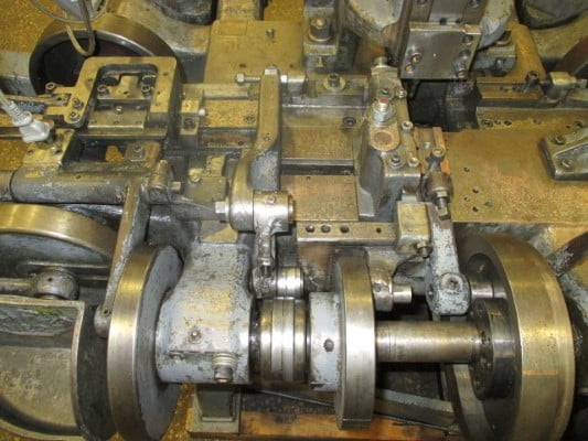 Baird #2, Four Slide Machine, 1/8" wire diameter, 1" ribbon, 3-14" roll straightener, 8" feed - Image 5