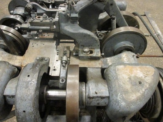 Baird #2, Four Slide Machine, 1/8" wire diameter, 1" ribbon, 3-14" roll straightener, 8" feed - Image 6