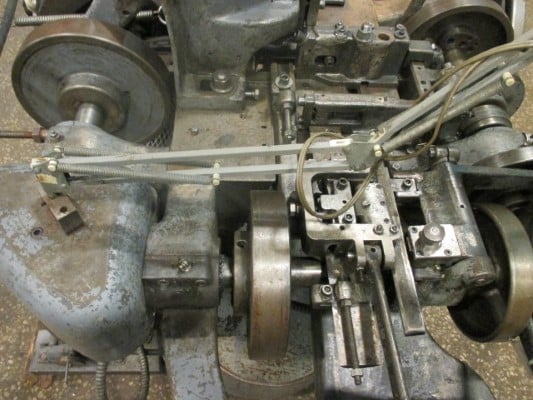 Baird #2, Four Slide Machine, 1/8" wire diameter, 1" ribbon, 3-14" roll straightener, 8" feed - Image 8