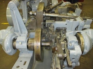 Nilson #S-2F, Four-slide Wire Forming Machine, 1/8" wire diameter, 1-1/2" ribbon, 10" feed, shell cams - Image 6