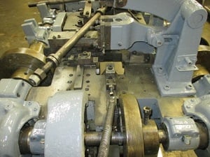 Nilson #S-2F, Four-slide Wire Forming Machine, 1/8" wire diameter, 1-1/2" ribbon, 10" feed, shell cams - Image 7