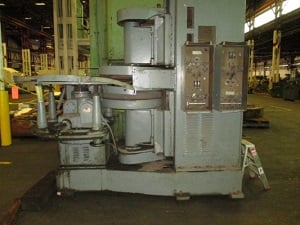 Besly #929, Double Vertical Spindle Disc Spring Grinder, 30" grinding wheel, 60" Rotary Dial, 5500 FPM - Image 1