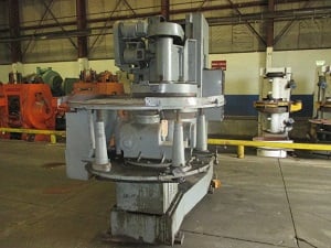 Besly #929, Double Vertical Spindle Disc Spring Grinder, 30" grinding wheel, 60" Rotary Dial, 5500 FPM - Image 5