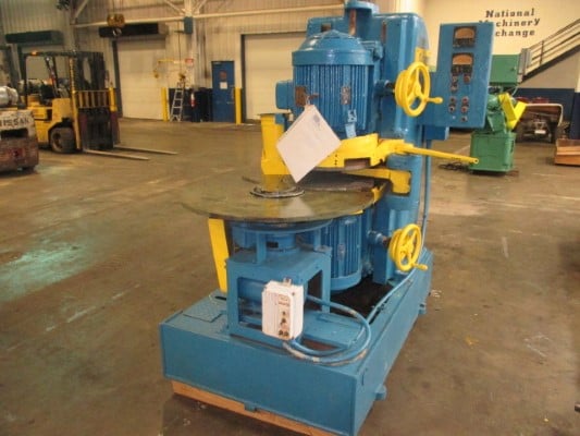 Gardner #2V-1818, Vertical Spindle Spring Grinder, 18" grinding wheel, 34" rotary table - Image 4