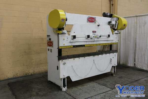 45 Ton, Heim #45-8, hydraullic press brake, 8' overall, 78" between housing, 2" stroke, 12" Shut Height, 5 - Image 1