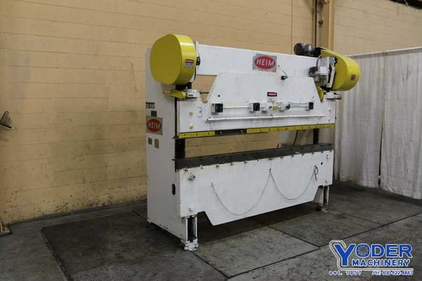 45 Ton, Heim #45-8, hydraullic press brake, 8' overall, 78" between housing, 2" stroke, 12" Shut Height, 5 - Image 2