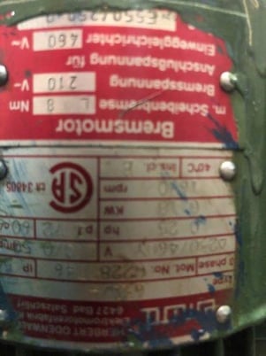 Jagenberg #E15, 70" unwind, 60" OD rolls w/dual 22" disc brakes, serial #E87.01116 - Image 9