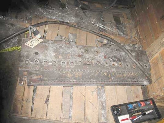 42" Sheet extrusion die, 1.25" dia rear material entry, serial 812264-2 - Image 1