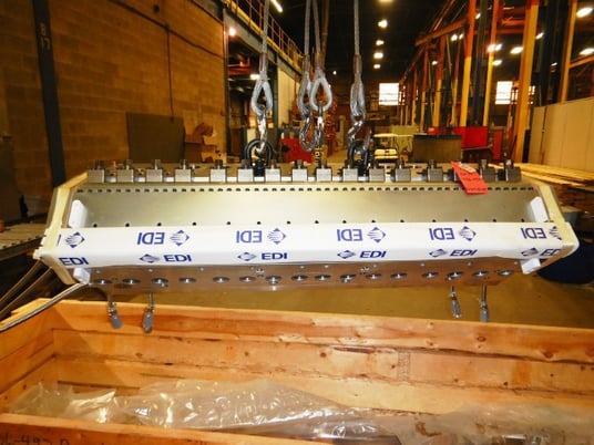 52" EDI #52U/F-R75, dual entry sheet die, with restrictor bar, poly side control, 2008 - Image 3