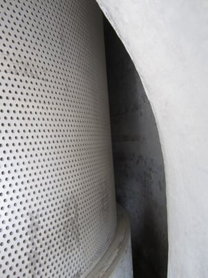 18" Bird #40, Centriscreen Stainless Steel pressure screen, 9000 gpm - Image 6