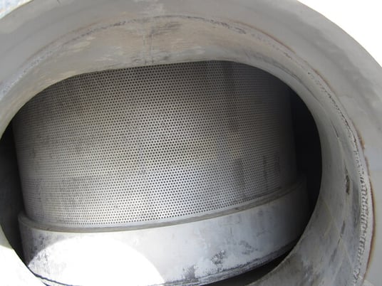 18" Bird #40, Centriscreen Stainless Steel pressure screen, 9000 gpm - Image 7