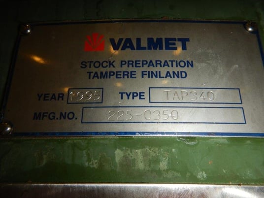Valmet #TAP340, pressure screen, 150 HP, 460 V. - Image 9