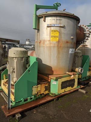 Voith #35VS, pressure screen with .010"wedge wire basket & multifoil rotor, 150 HP - Image 3