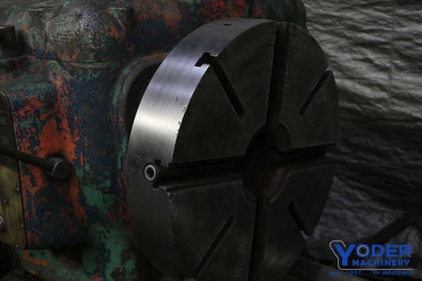 32" x 96" American #25 Pacemaker lathe, 20" swing over cross slide, 4-jaw 24" chuck, 30 HP, #58992 - Image 10