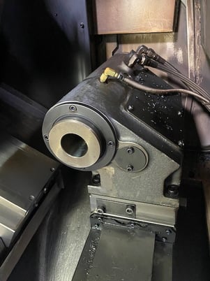 Okuma #Genos-L400, 20.4" swing, 10" chuck, 2.6" bar, 15.3" diameter, 19.6" length, OSP-P300L-R, chip - Image 10