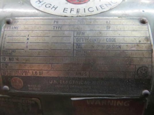 Gala #5MUP, underwater palletizing system, 4 blade hub, 3 spare dies, 40 GPM water system - Image 5