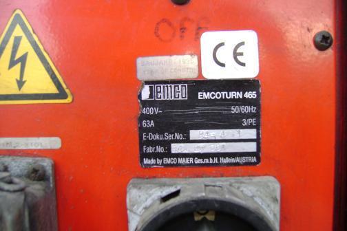 Emco #Emcoturn-465, CNC Lathe, 2.5" bar, 63" turning diameter, 7.4" turning length, S/N 94-4 V1,1995 - Image 8