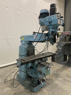 Hurco #SM-1, vertical knee mill, 12" x48" table, 3 HP, Fagor 3-Axis digital read out, power draw bar, #15655 - Image 2