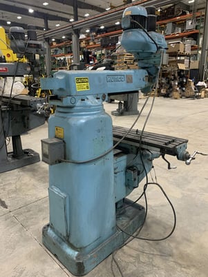 Hurco #SM-1, vertical knee mill, 12" x48" table, 3 HP, Fagor 3-Axis digital read out, power draw bar, #15655 - Image 4