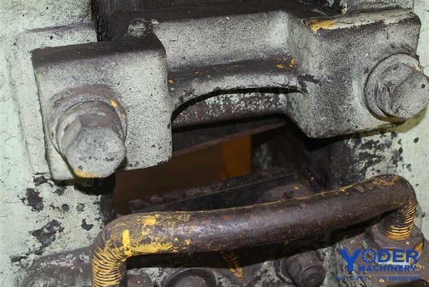 Hilles & Jones #2, bar & billet shear, 10 HP, 8" blade length, 10" btwn housing, #62794 - Image 4