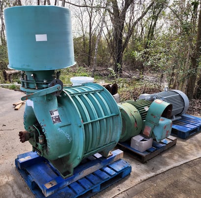 3500 scfm @ 12 psi, Hoffman Gardner Denver #741, centrifugal blower, 6 stage - Image 3