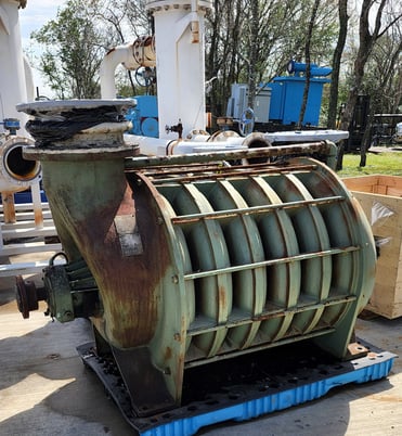 9000 scfm @ 15 psi, Hoffman Gardner Denver #761, centrifugal blower, 6 stage - Image 1