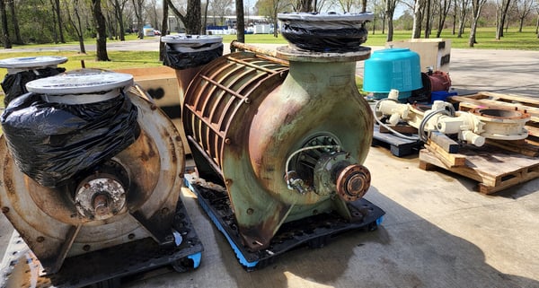 9000 scfm @ 15 psi, Hoffman Gardner Denver #761, centrifugal blower, 6 stage - Image 2