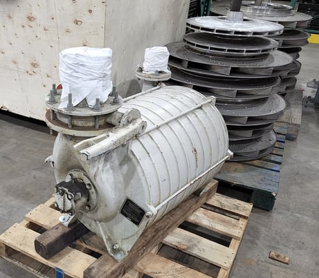 800 scfm @ 6 psi, Hoffman Gardner Denver #4100, centrifugal blower, 10 stage - Image 2