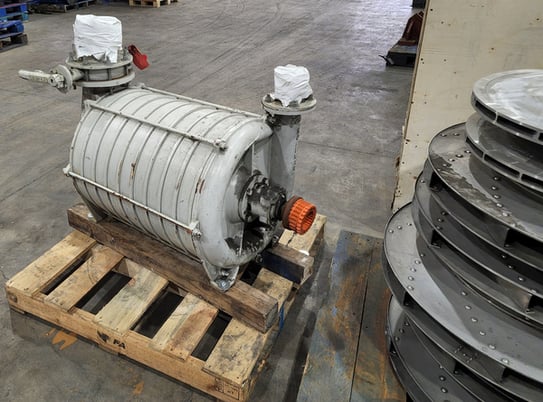 800 scfm @ 6 psi, Hoffman Gardner Denver #4100, centrifugal blower, 10 stage - Image 3
