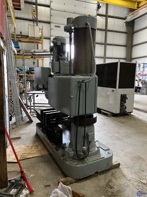 4' -13" Ooya #RE2-1300, radial drill arm, power elevation & clamp, 3-1/16" spindle diameter, #4MT - Image 4