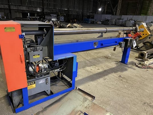 Appleton #D21SH1010, semi-automatic core cutter, 5" dia mandrel, 120" width - Image 2